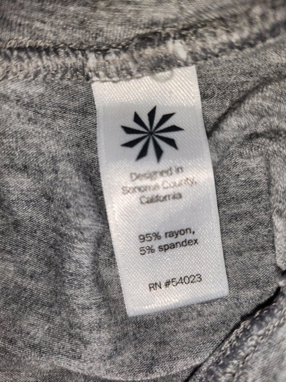 Athleta Heather Grey Asymmetric High Low Knit Skirt Drawstring Waist Athleisure - Picture 7 of 13